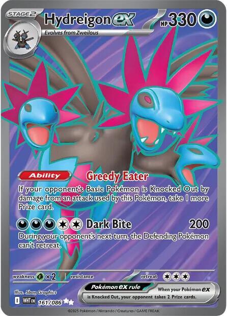 Hydreigon ex - 161/086 - SV: White Flare (WHT)