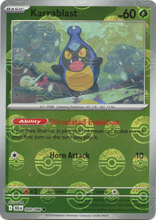 Karrablast (Poke Ball Pattern) - SV: Black Bolt (BLK)