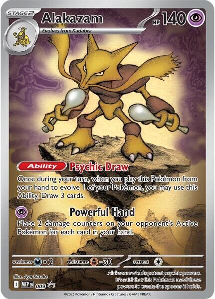 Alakazam - 009 - ME: Mega Evolution Promo (MEP)
