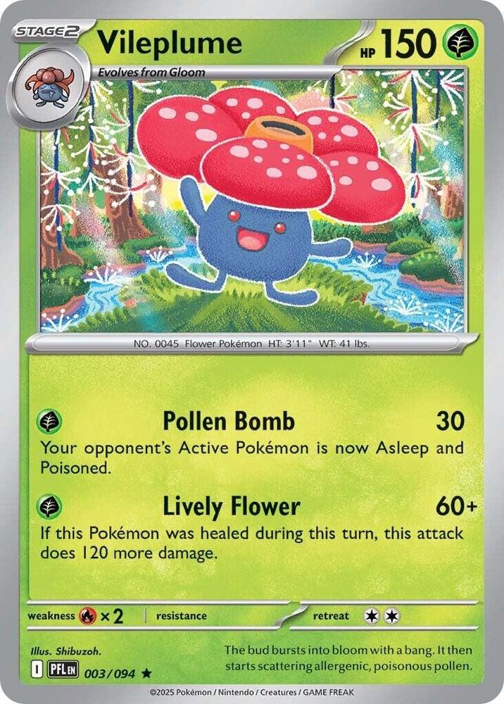 Vileplume - ME02: Phantasmal Flames (PFL)