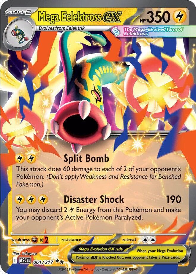 Mega Eelektross ex - 061/217 - ME: Ascended Heroes (ASC) – Junglecardsgt