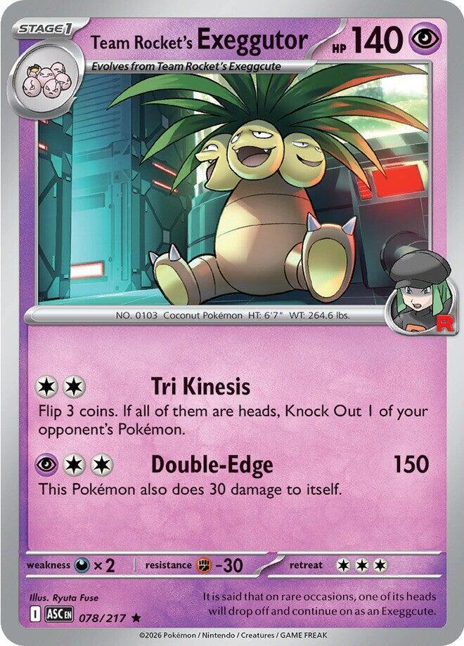 Team Rocket's exeggutor - ME: Ascended Heroes (ASC)