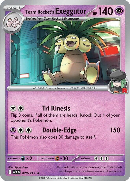 Team Rocket's exeggutor - ME: Ascended Heroes (ASC)