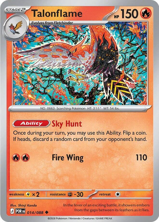 Talonflame - 014/088 - ME03: Perfect Order (POR)