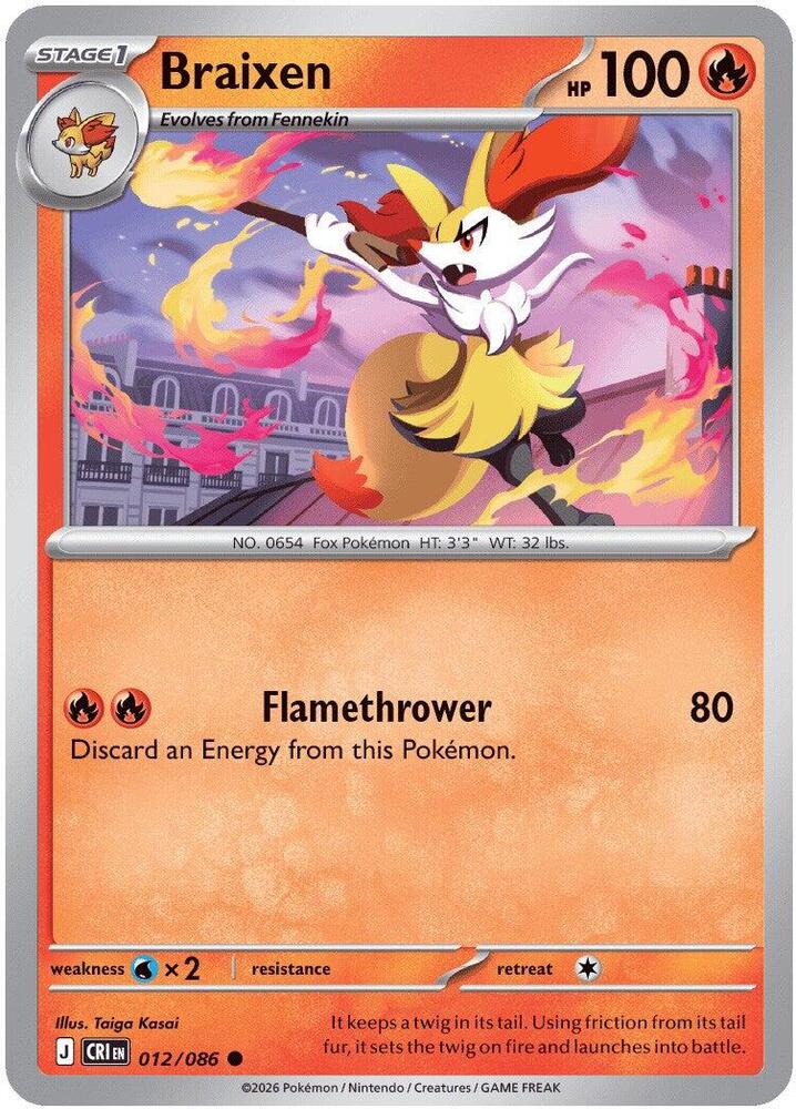 Braixen - ME04: Chaos Rising (CRI)