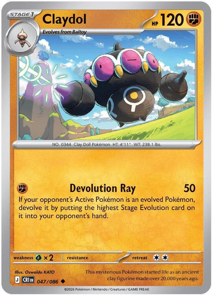 Claydol - 047/086 - ME04: Chaos Rising (CRI)