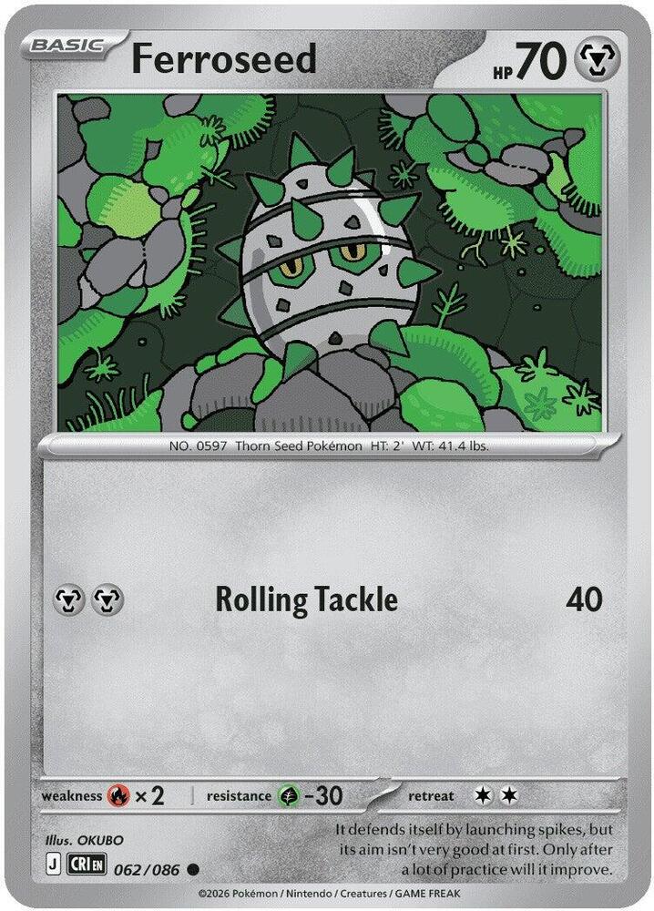 Ferroseed - ME04: Chaos Rising (CRI)
