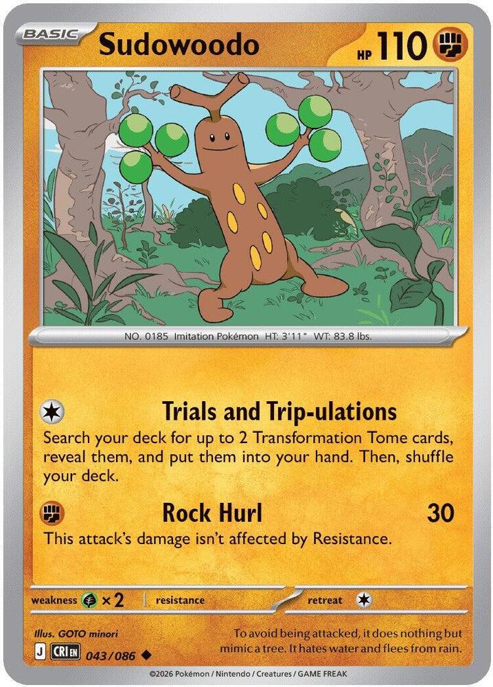 Sudowoodo - ME04: Chaos Rising (CRI)