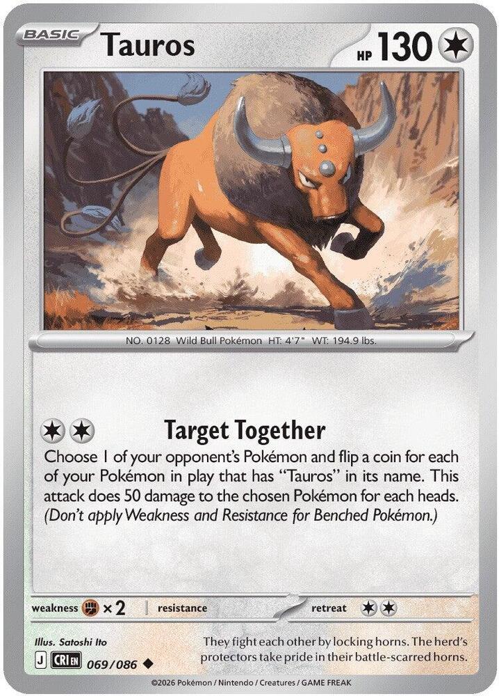 Tauros - 069/086 - ME04: Chaos Rising (CRI)