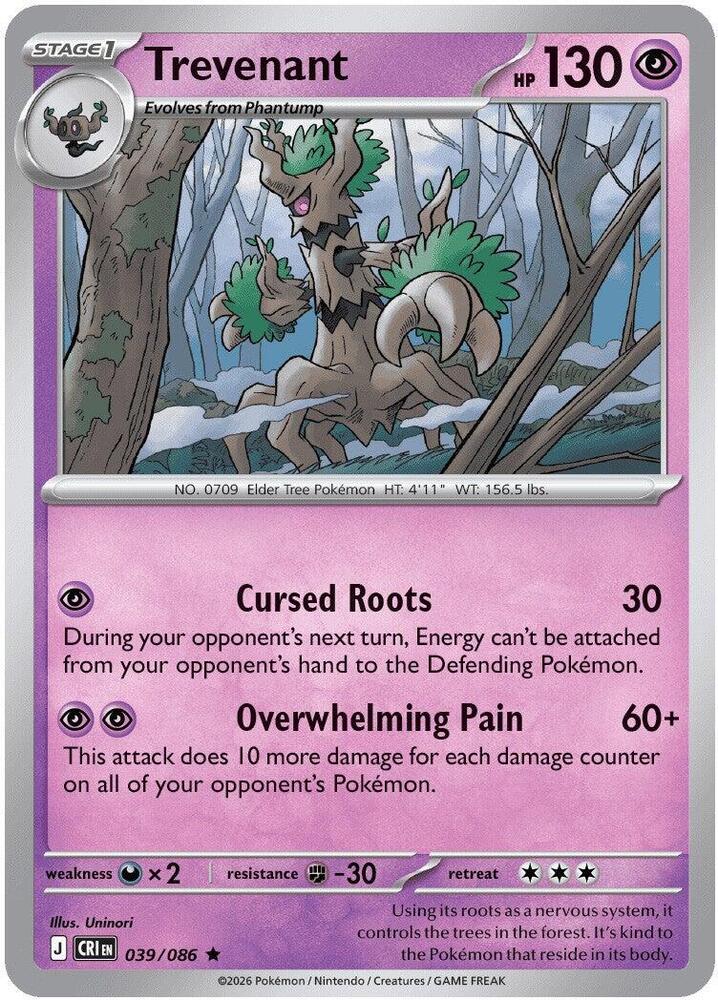 Trevenant - ME04: Chaos Rising (CRI)