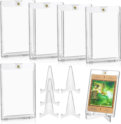 Protector-exhibidor magnetico con base