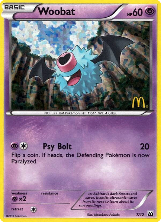Woobat - 7/12 - McDonald's Promos 2012 (M12)