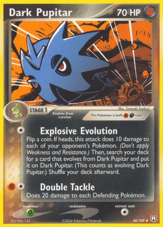 Dark Pupitar - 040/109 - Team Rocket Returns (RR)