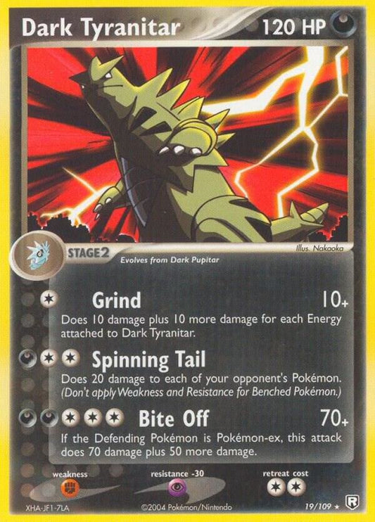 Dark Tyranitar - 019/109 - Team Rocket Returns (RR)