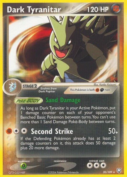 Dark Tyranitar - 020/109 - Team Rocket Returns (RR)