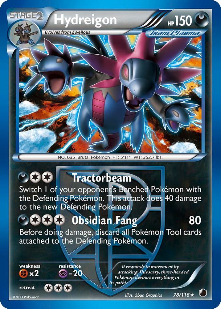 Hydreigon (Team Plasma) - Plasma Freeze (PLF)