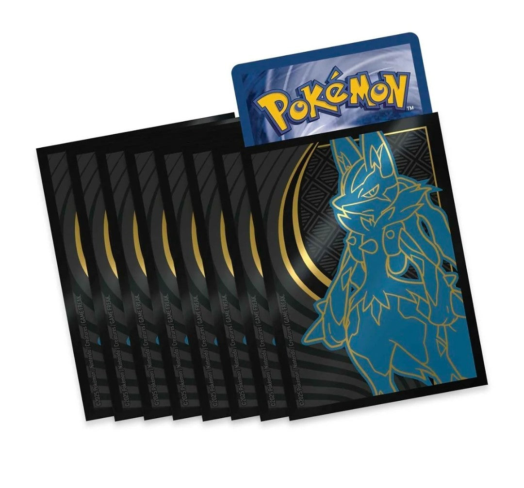 MegaLucario Sleeves Etb
