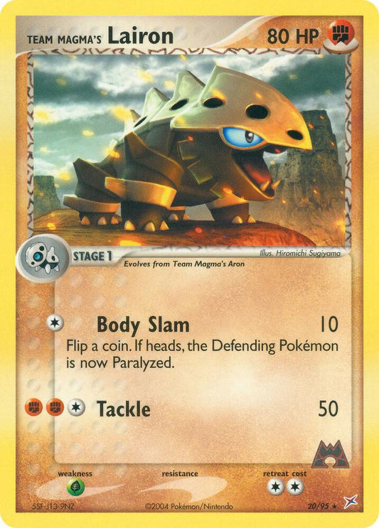 Team Magma's Lairon - 20/95 - Team Magma vs Team Aqua (MA)