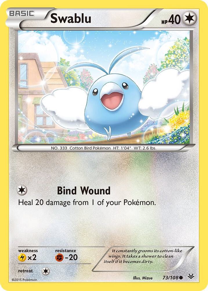 Swablu - XY - Roaring Skies (ROS)