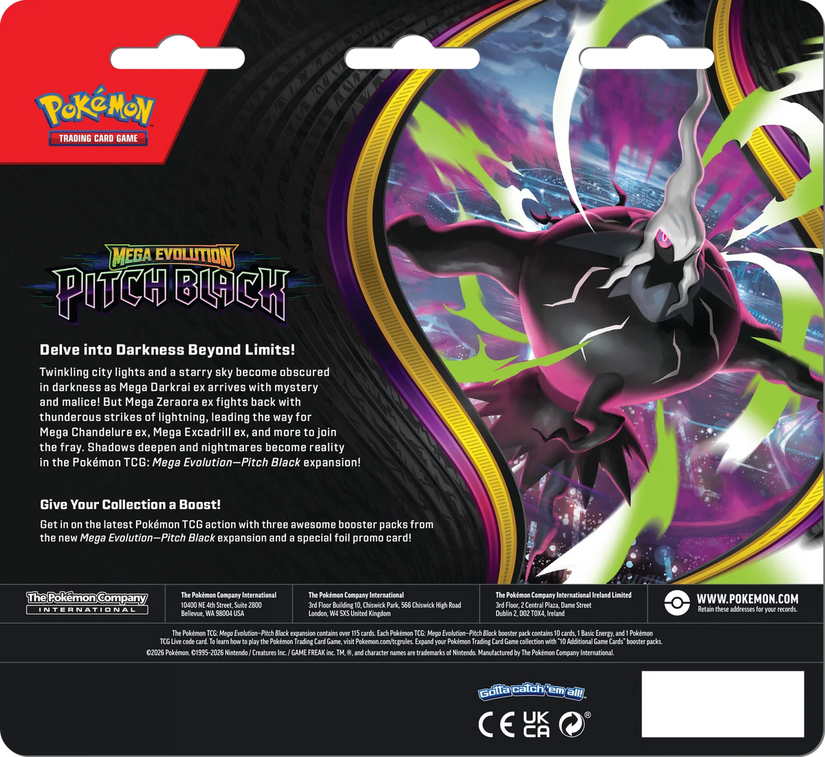 Pitch Black 3-Pack Blister Binacle Promo