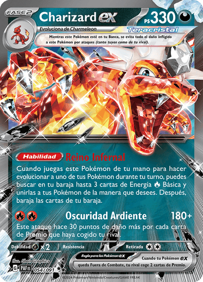 Charizard ex - 054/091 - SV: Paldean Fates (PAF)