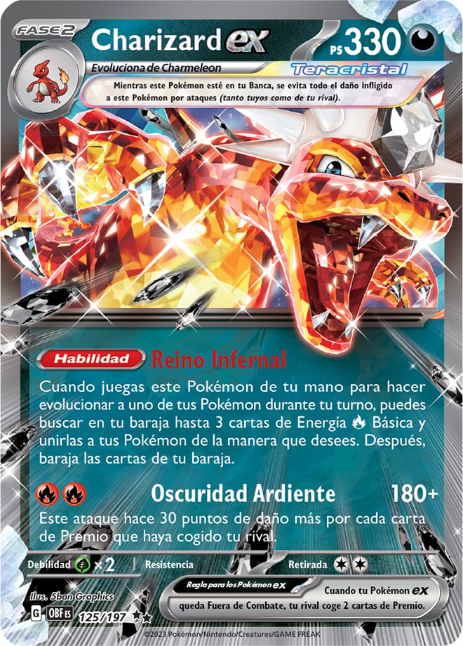 Charizard ex - 125/197 - SV03: Obsidian Flames (OBF)