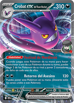 Team Rocket's Crobat ex - 122/182 - SV10: Destined Rivals (DRI)