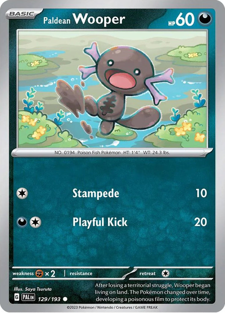 Paldean Wooper - (129/193) PAL G