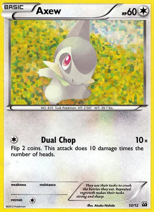 Axew - 12/12 - McDonald's Promos 2012 (M12)