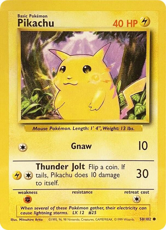Pikachu - Base Set (BS)