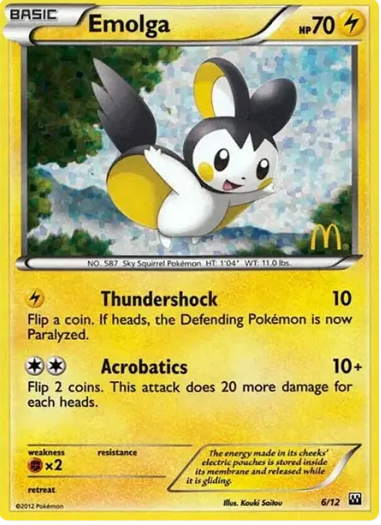Emolga - 6/12 - McDonald's Promos 2012 (M12)