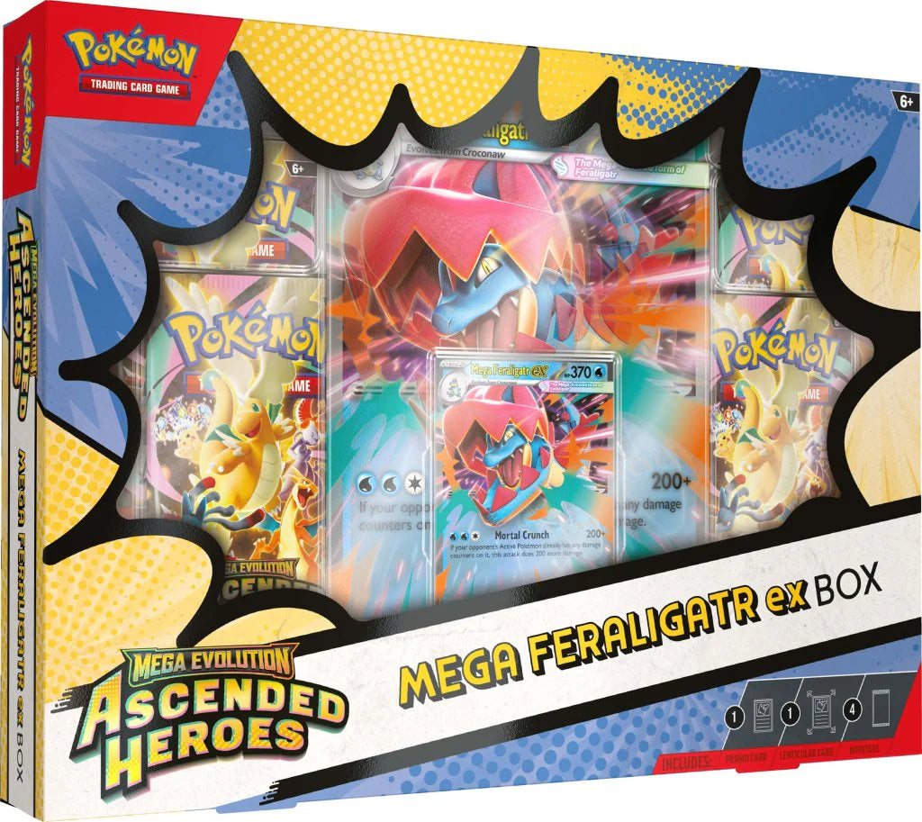 Mega Meganium-Mega Emboar-Mega Feraligatr-Ascended Heroes-Ingles