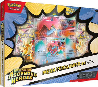 Mega Meganium-Mega Emboar-Mega Feraligatr-Ascended Heroes-Ingles
