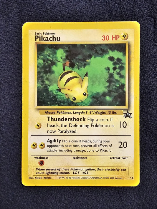 Pikachu 27/53 Wizards Of The Coast Regular Promo Pokemon Card