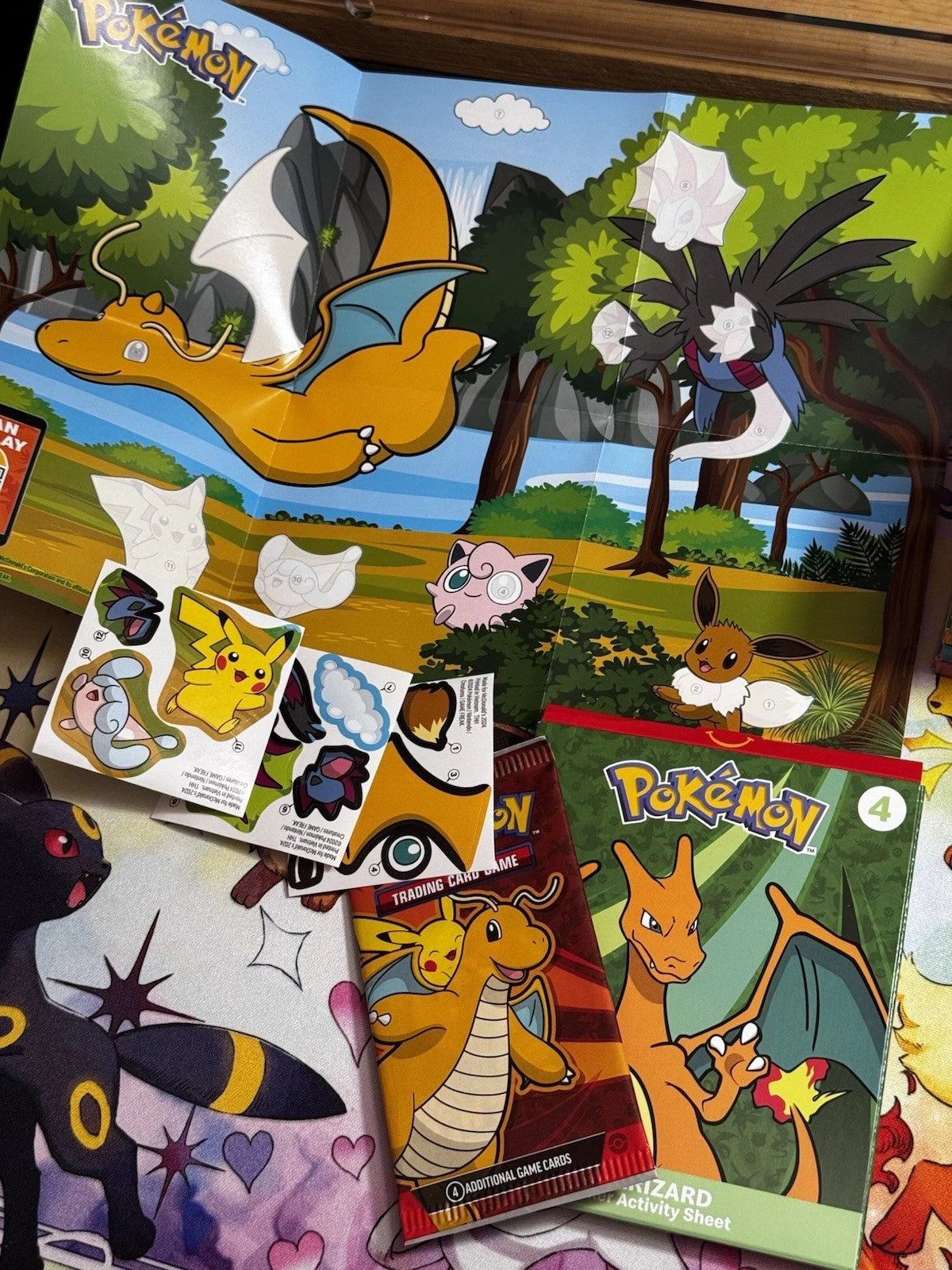 Pokemon Dragon Discovery 2025 McDonald's Happy Meal Box- caja al azar